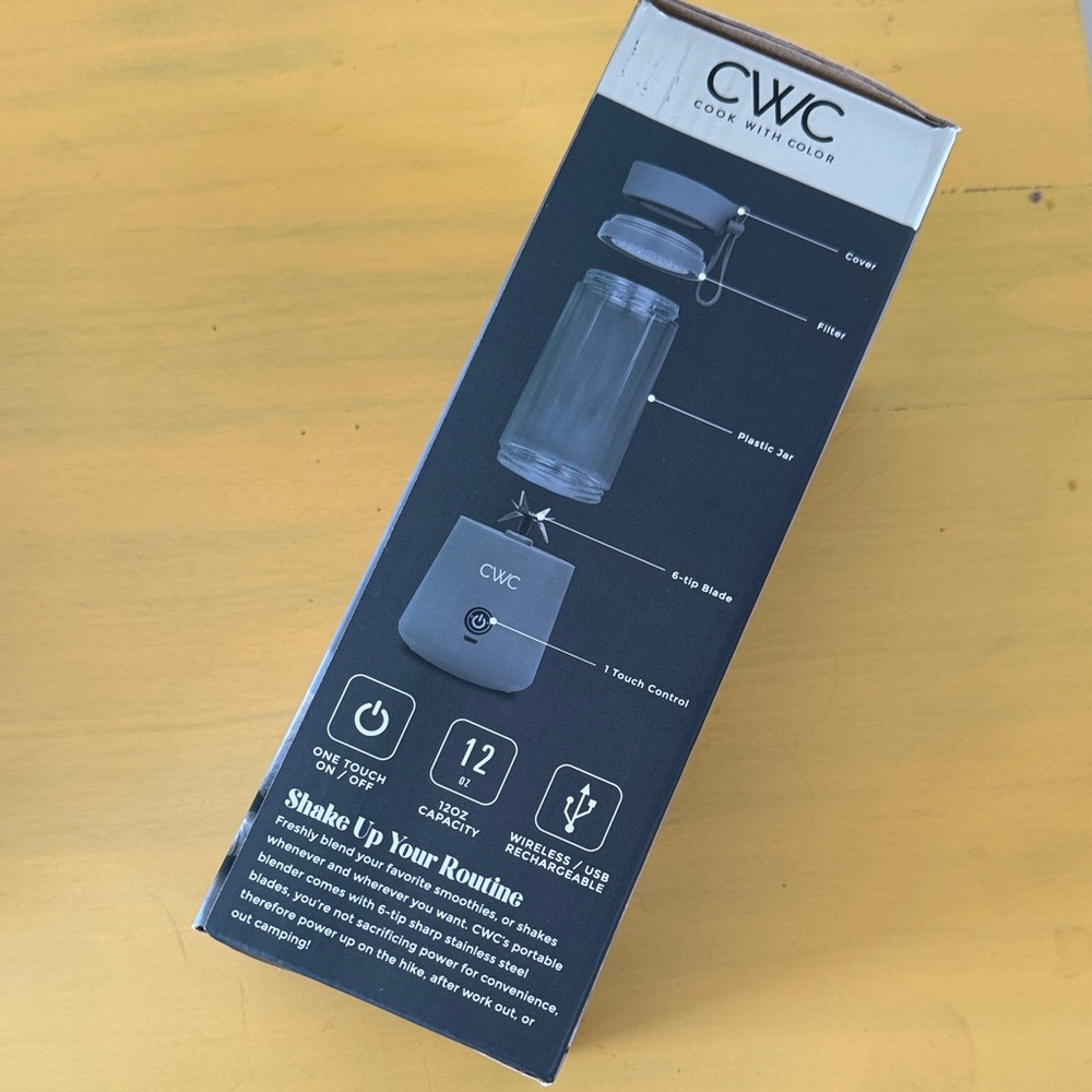 CWC Gray Portable Blender, NEW - Picture 2 of 2